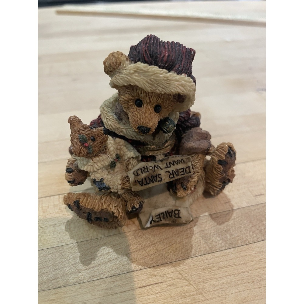 Boyds Bears & Friends #2235 Kringle & Bailey with List 1994